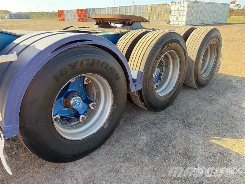 TOS 7.4 m Tri/A B-Double Lead Flatbed Trailer Flatbed/Dropside trailers