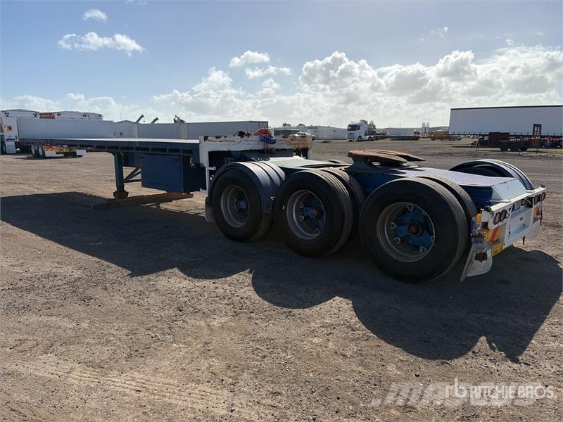 TOS 7.4 m Tri/A B-Double Lead Flatbed Trailer Flatbed/Dropside trailers