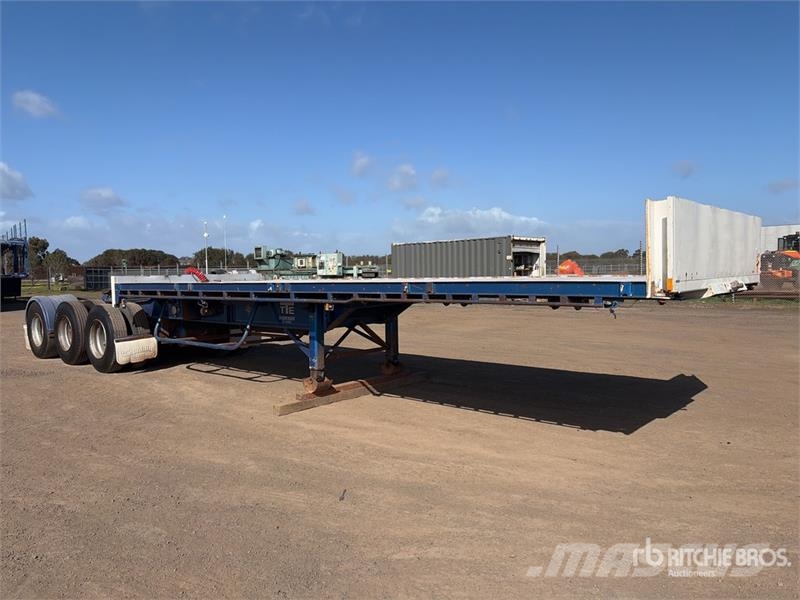 TOS 7.4 m Tri/A B-Double Lead Flatbed Trailer Flatbed/Dropside trailers
