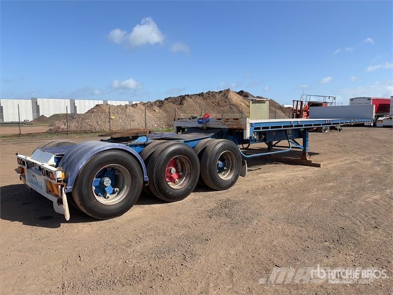 TOS 7.4 m Tri/A B-Double Lead Flatbed Trailer Flatbed/Dropside trailers