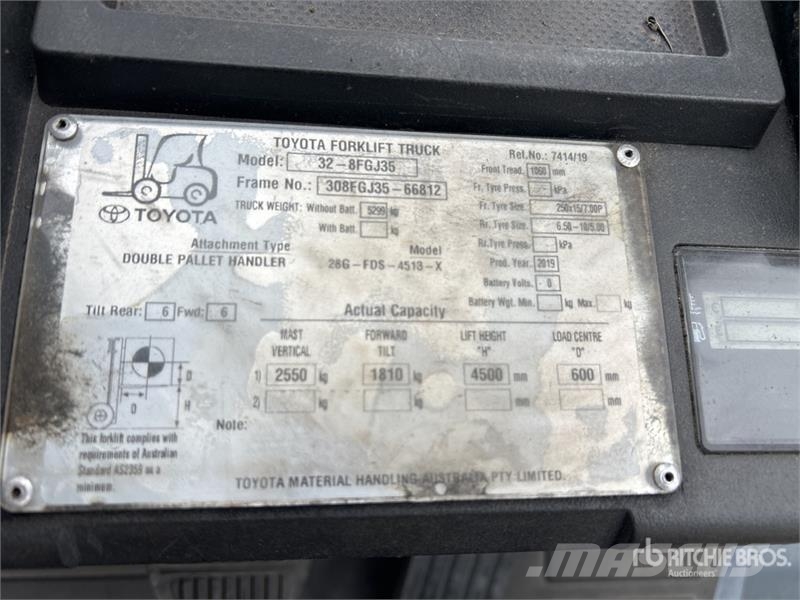 Toyota 32-8FGJ35 Forklift Empilhadores - Outros