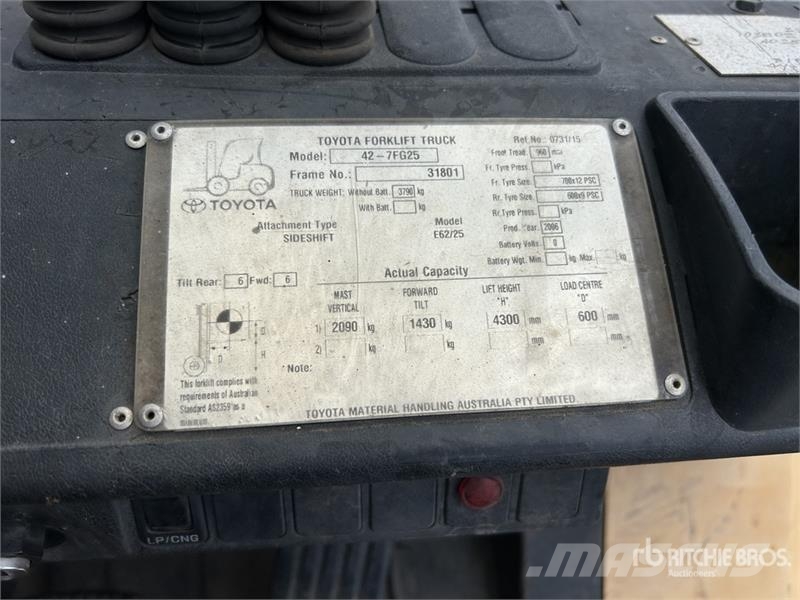 Toyota 42-7FGF25 其他叉车