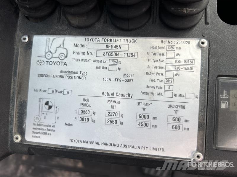 Toyota 8FG45N Forklift Other