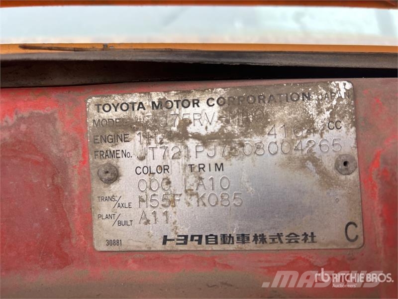 Toyota LandCruiser 75 Series Troop Carrier 4WD SUV Auto