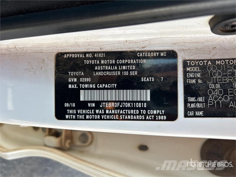 Toyota Prado GXL 4x4 SUV Cars