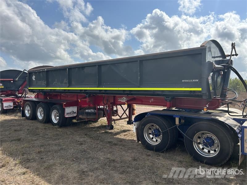  Tristar 9 m Tri/A Side Dump Trailer مقطورات قلابة