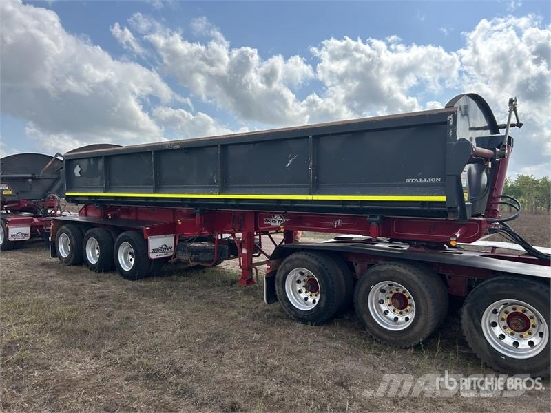  Tristar 9 m Tri/A Side Dump Trailer مقطورات قلابة