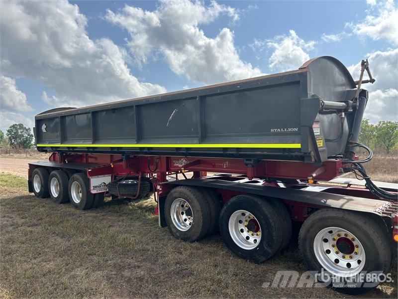  Tristar 9 m Tri/A Side Dump Trailer مقطورات قلابة