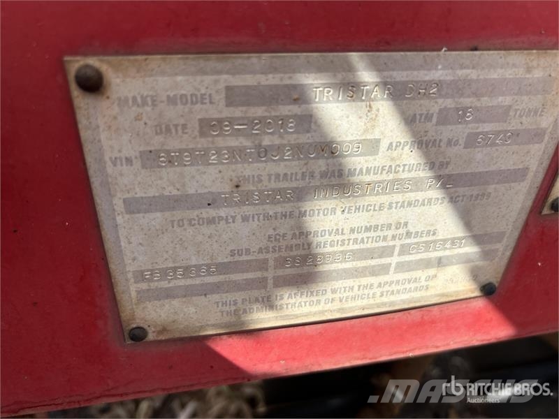  Tristar Bogie/A Road Train Dolly حاملة نقل رباعية العجلات