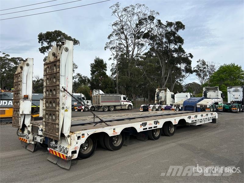  Tuff 4 Rows of 4 Hydraulic Deck Widening Lowboy Tr Tieflader