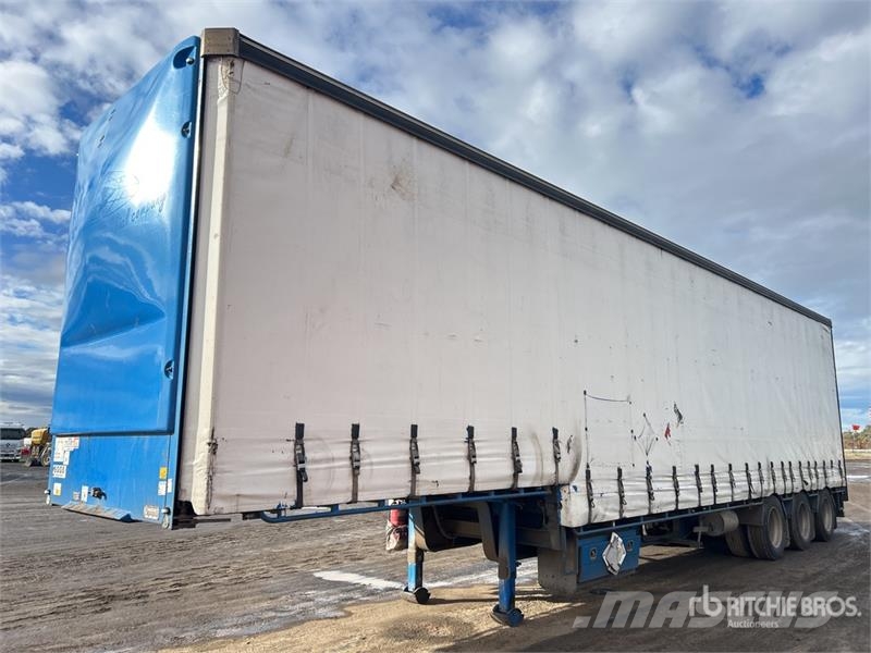 Vawdrey 13.3 m Tri/A Step Deck Curtain Side Trailer Caja de lona