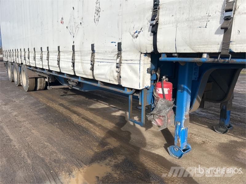 Vawdrey 13.3 m Tri/A Step Deck Curtain Side Trailer Caja de lona