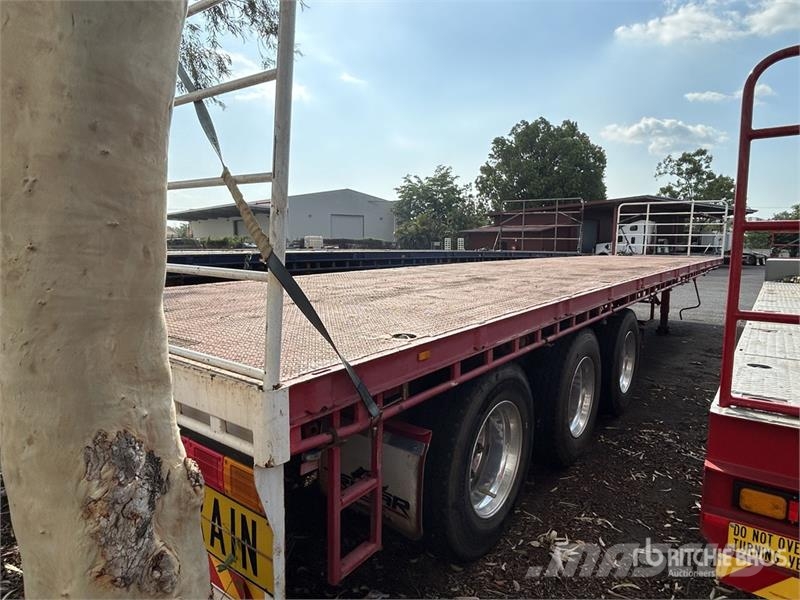 Vawdrey 13.4 m Tri/A Flatbed Trailer Flatbed römorklar