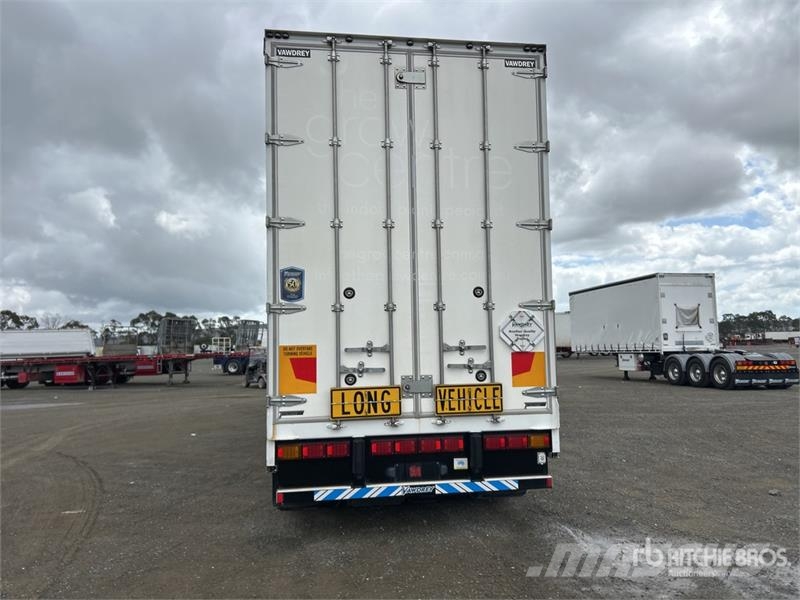 Vawdrey 13.4 m Tri/A Step Deck Curtain Side Trailer Kapell trailer/semi