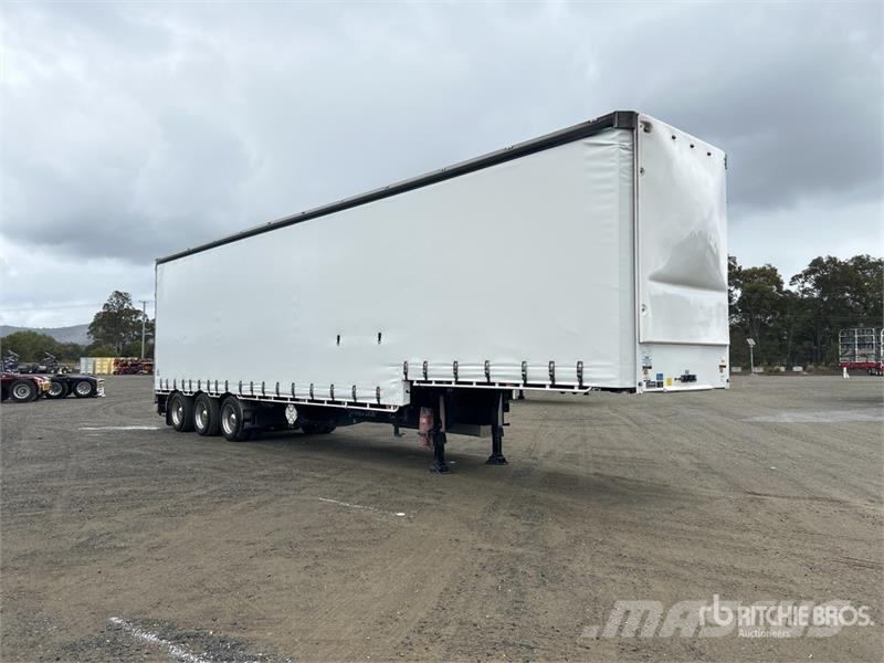 Vawdrey 13.4 m Tri/A Step Deck Curtain Side Trailer Kapell trailer/semi