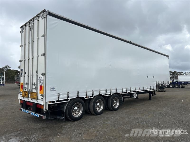 Vawdrey 13.4 m Tri/A Step Deck Curtain Side Trailer Kapell trailer/semi