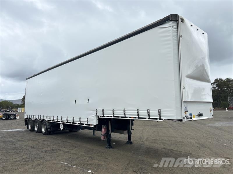 Vawdrey 13.4 m Tri/A Step Deck Curtain Side Trailer Kapell trailer/semi