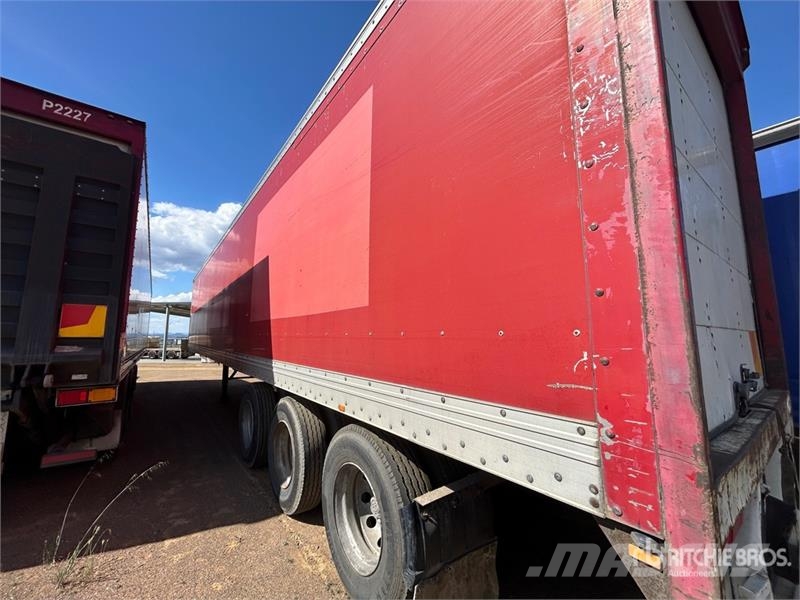 Vawdrey 13.7 m Tri/A Van Trailer Dobozos pótkocsik