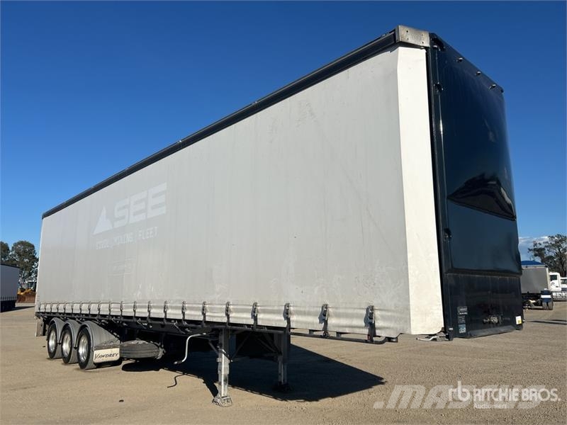 Vawdrey 13 m Tri/A Curtain Side Trailer Curtainsider trailers