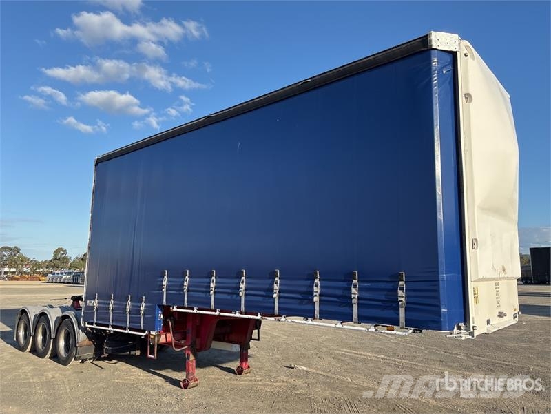 Vawdrey 7.1 m Tri/A B-Double Lead Step Deck Curtain Side T مقطورات بغطاء جانبي