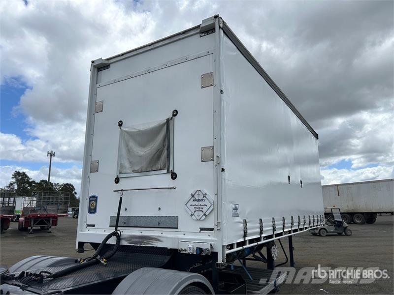 Vawdrey 7.2 m Tri/A B-Double Lead Curtain Side Trailer Kapell trailer/semi