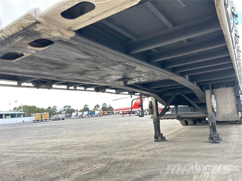 Vawdrey 7.2 m Tri/A B-Double Lead Curtain Side Trailer Kayar tenteli çekiciler