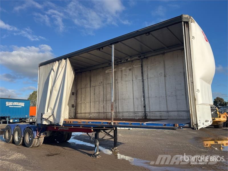 Vawdrey 7.2 m Tri/A B-Double Lead Curtain Side Trailer Curtainsideranhänger