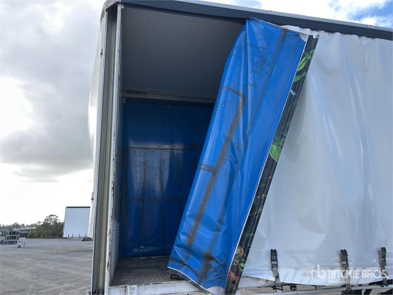 Vawdrey 7.2 m Tri/A B-Double Lead Curtain Side Trailer Kayar tenteli çekiciler