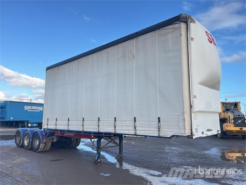 Vawdrey 7.2 m Tri/A B-Double Lead Curtain Side Trailer Curtainsideranhänger