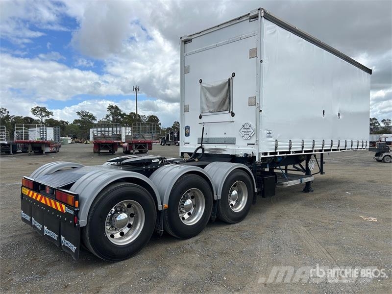 Vawdrey 7.2 m Tri/A B-Double Lead Curtain Side Trailer Kapell trailer/semi