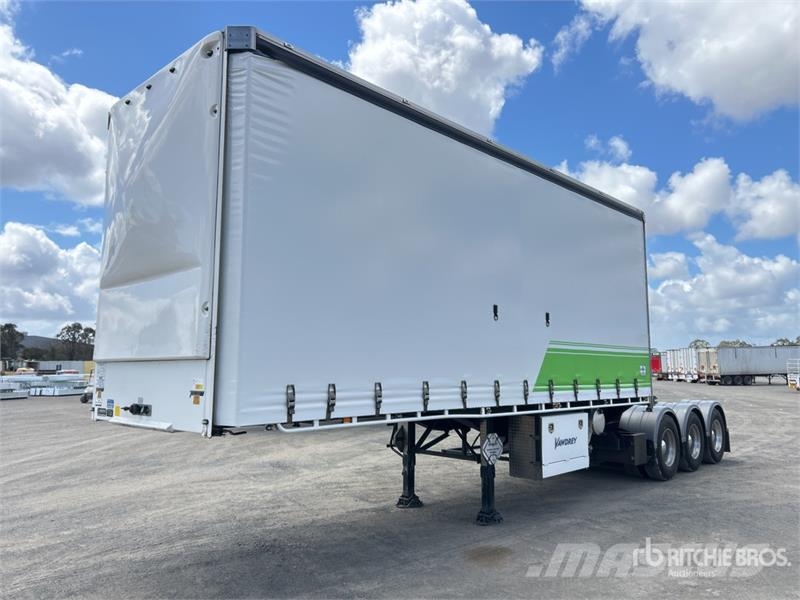 Vawdrey 7.2 m Tri/A B-Double Lead Curtain Side Trailer Kayar tenteli çekiciler