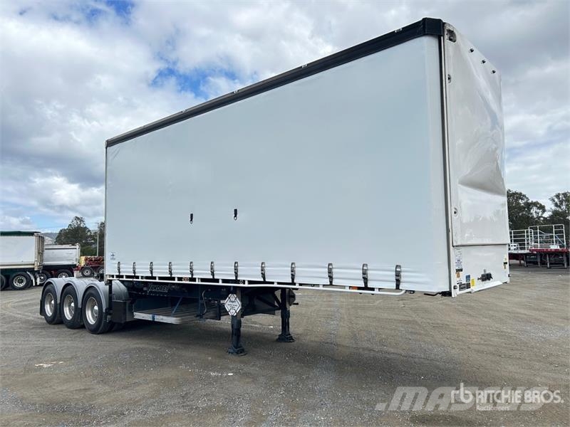 Vawdrey 7.2 m Tri/A B-Double Lead Curtain Side Trailer Kapell trailer/semi