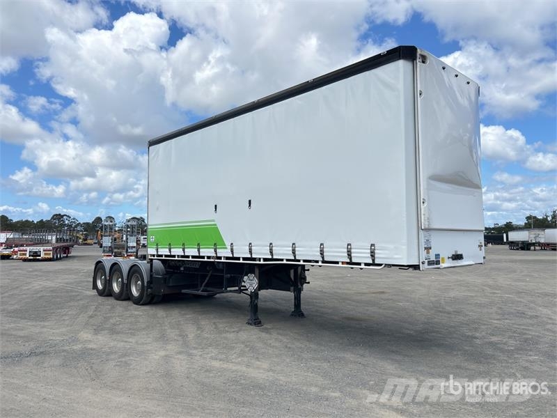 Vawdrey 7.2 m Tri/A B-Double Lead Curtain Side Trailer Kayar tenteli çekiciler