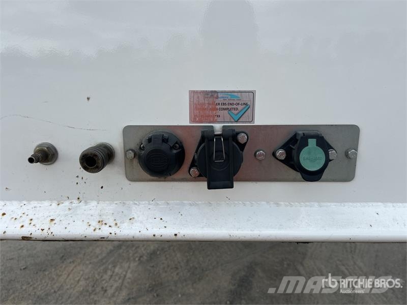Vawdrey 7.2 m Tri/A B-Double Lead Curtain Side Trailer Kayar tenteli çekiciler