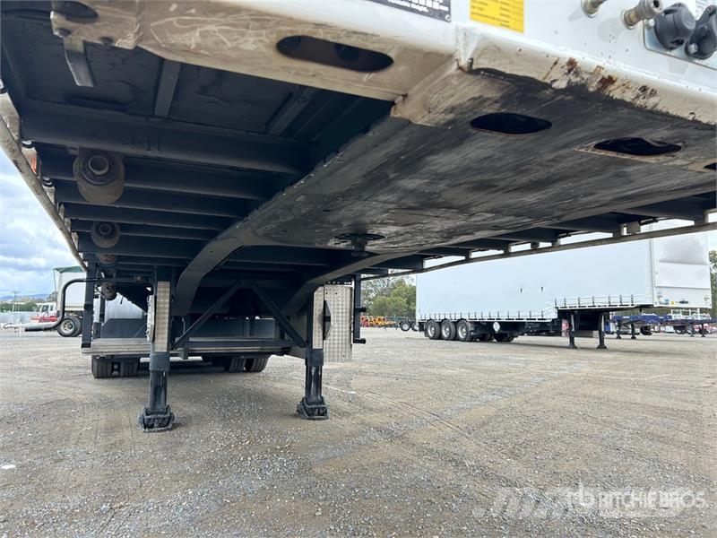 Vawdrey 7.2 m Tri/A B-Double Lead Curtain Side Trailer Kapell trailer/semi