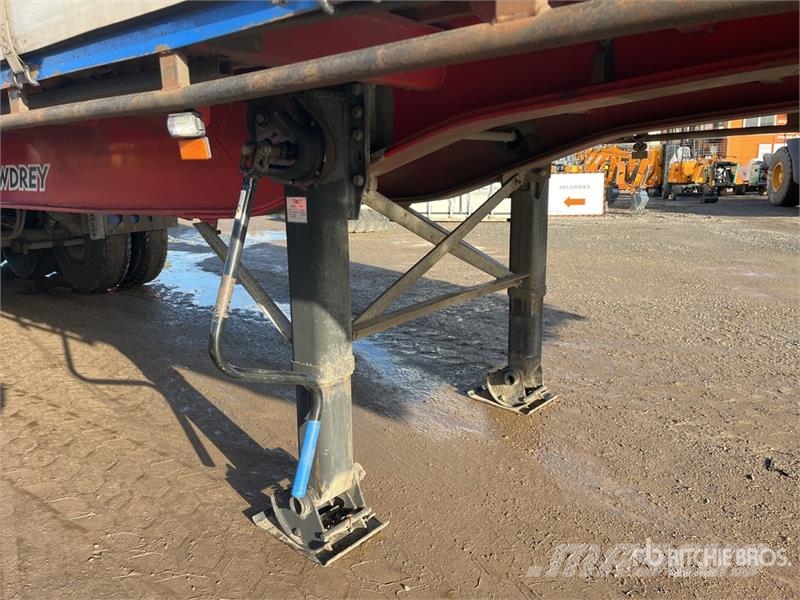Vawdrey 7.2 m Tri/A B-Double Lead Curtain Side Trailer Curtainsideranhänger