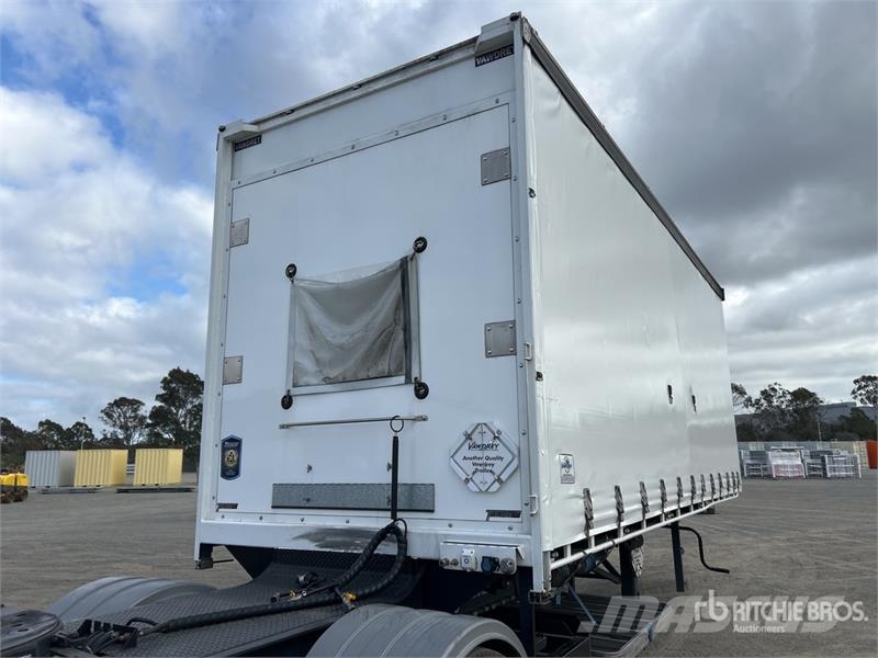 Vawdrey 7.2 m Tri/A B-Double Lead Curtain Side Trailer Kayar tenteli çekiciler