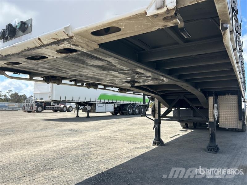 Vawdrey 7.2 m Tri/A B-Double Lead Curtain Side Trailer Kayar tenteli çekiciler