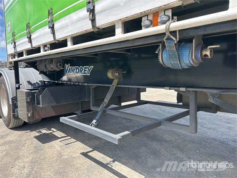 Vawdrey 7.2 m Tri/A B-Double Lead Curtain Side Trailer Kayar tenteli çekiciler
