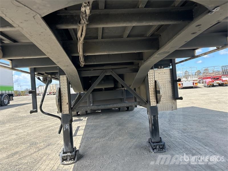 Vawdrey 7.2 m Tri/A B-Double Lead Curtain Side Trailer Kayar tenteli çekiciler