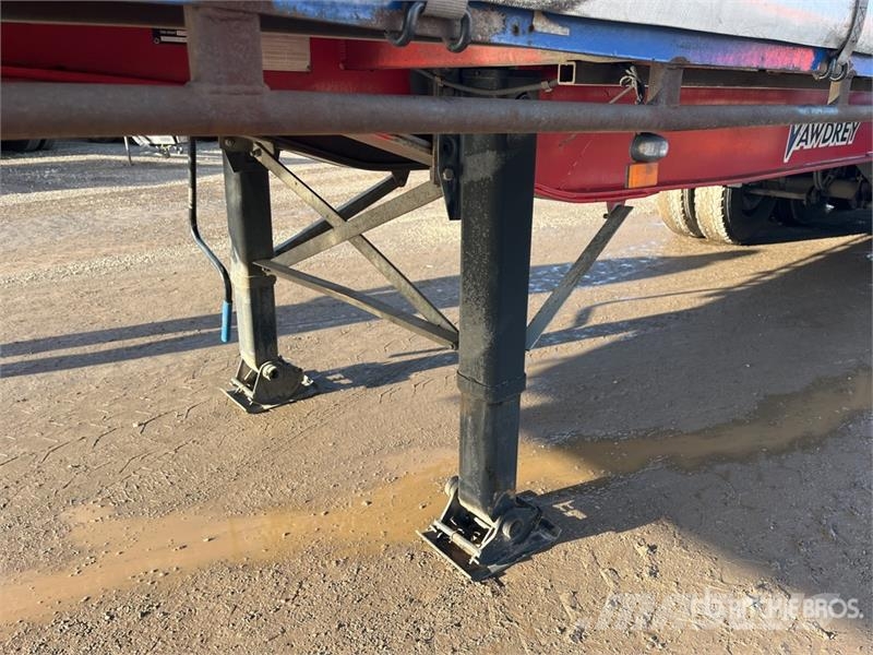 Vawdrey 7.2 m Tri/A B-Double Lead Curtain Side Trailer Curtainsideranhänger
