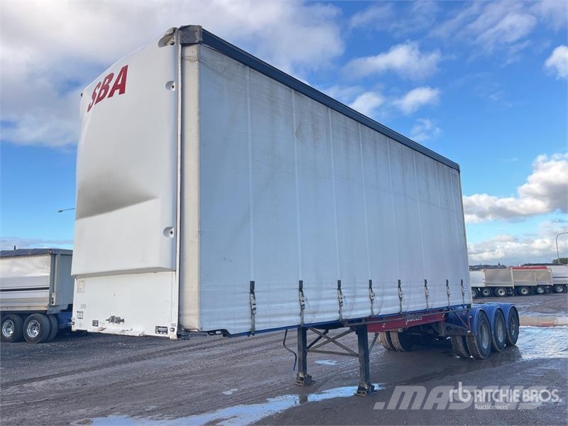 Vawdrey 7.2 m Tri/A B-Double Lead Curtain Side Trailer Curtainsideranhänger