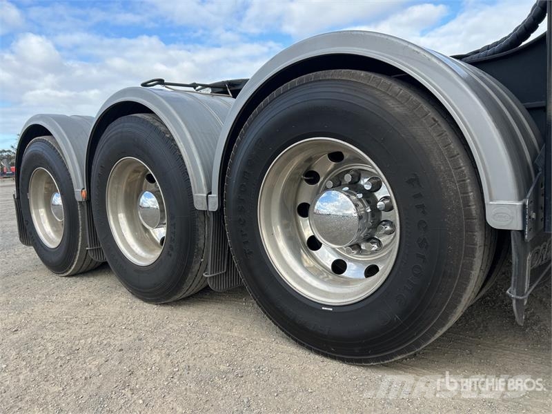 Vawdrey 7.2 m Tri/A B-Double Lead Curtain Side Trailer Kayar tenteli çekiciler