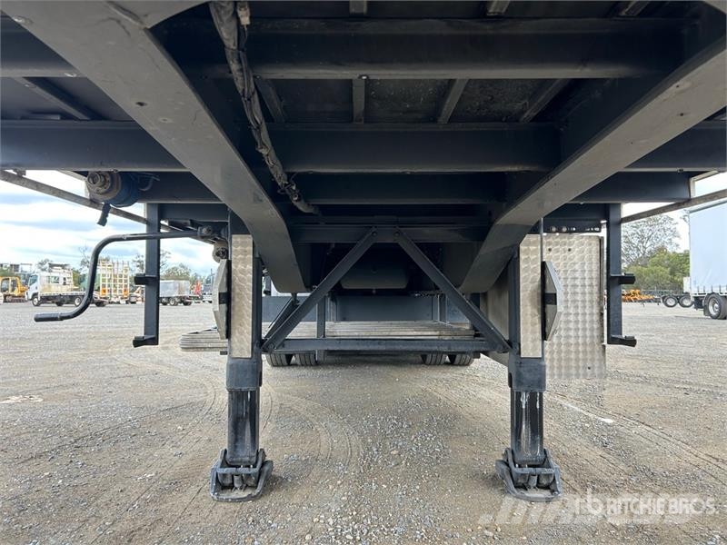 Vawdrey 7.2 m Tri/A B-Double Lead Curtain Side Trailer Kapell trailer/semi