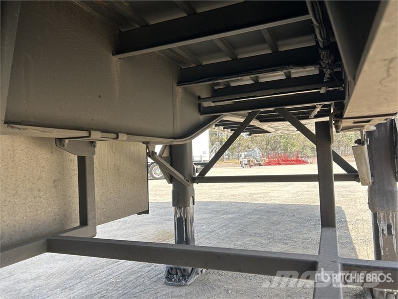 Vawdrey 7.2 m Tri/A B-Double Lead Curtain Side Trailer Kayar tenteli çekiciler