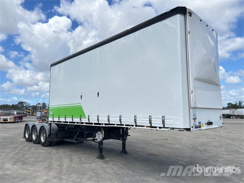 Vawdrey 7.2 m Tri/A B-Double Lead Curtain Side Trailer Kayar tenteli çekiciler