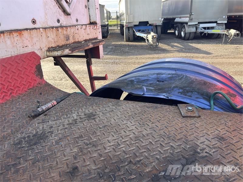 Vawdrey 7.2 m Tri/A B-Double Lead Curtain Side Trailer Curtainsideranhänger