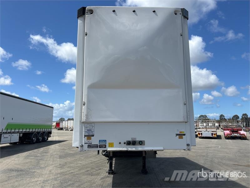 Vawdrey 7.2 m Tri/A B-Double Lead Curtain Side Trailer Kayar tenteli çekiciler