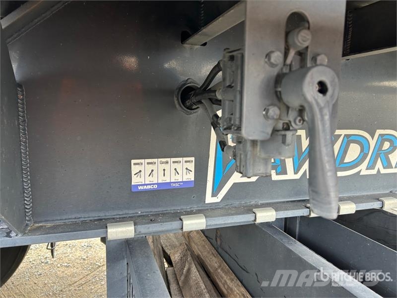 Vawdrey 7.2 m Tri/A B-Double Lead Curtain Side Trailer Kapell trailer/semi
