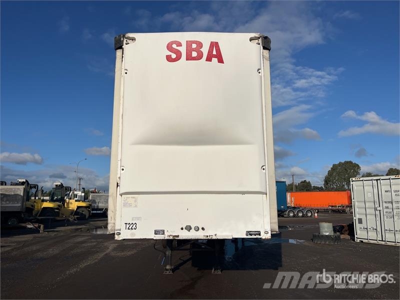 Vawdrey 7.2 m Tri/A B-Double Lead Curtain Side Trailer Curtainsideranhänger